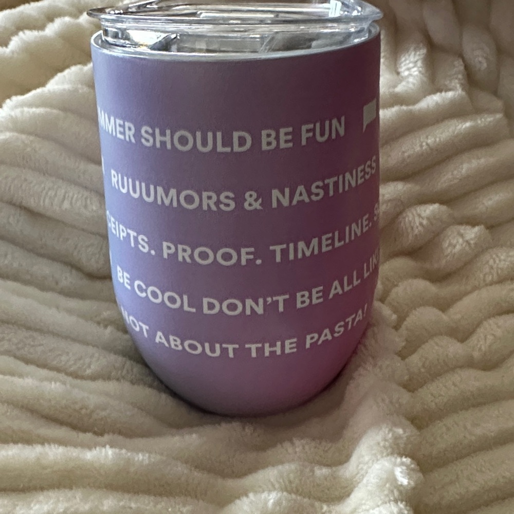 Bravo Pink and Purple Insulated Tumbler - Picture 3 of 5